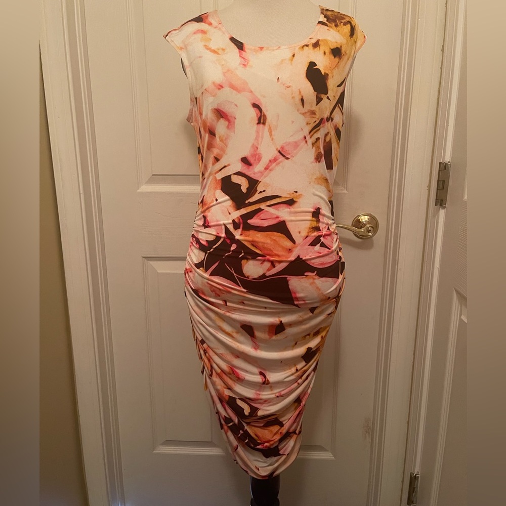 Jennifer Lopez  Bodycon Dress with Side Zipper